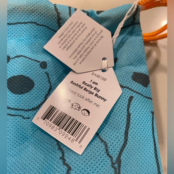 Jellycat Other - Jellycat Drawstring Dustbag - Originally for Really Big Bashful Beige Bunny